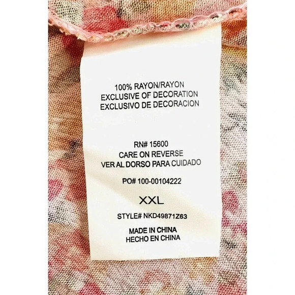 NWT REWIND Women Sleeveless Empire Waist Halter Neck Maxi Sun Dress Size XXL - Picture 14 of 14